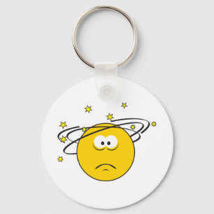Dizzy Face Key Ring