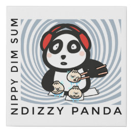Dizzy Panda - Nippy Dim Sum Canvas