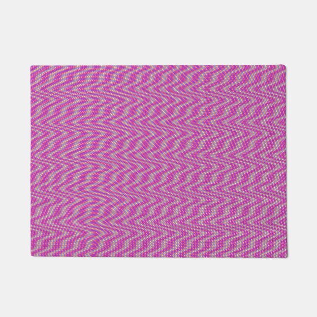 Dizzy Pink Doormat (Front)
