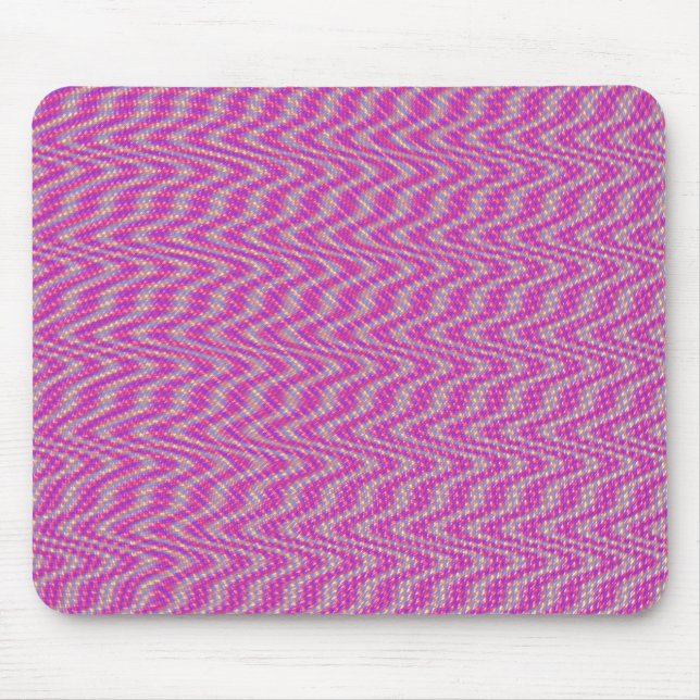 Dizzy Pink Mouse Mat (Front)