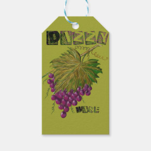 Dizzy Wine Gift Tags
