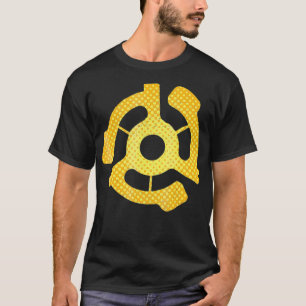 DJ 45 RPM Adapter Vintage Style Turntable Record T-Shirt