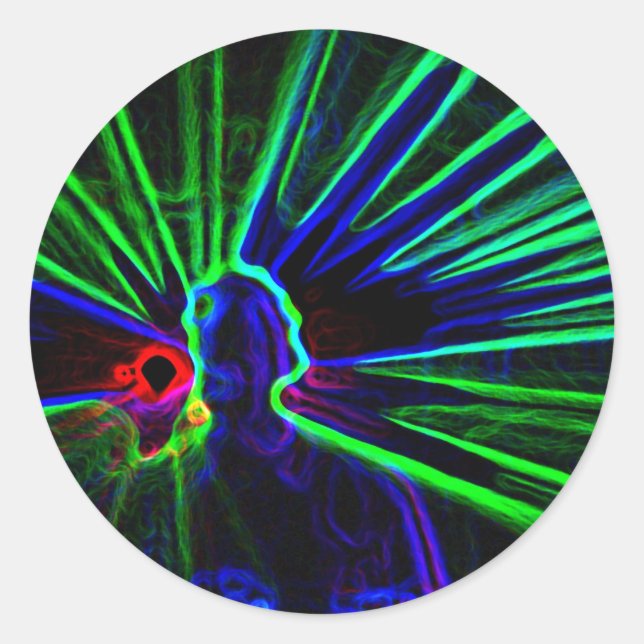 DJ and Laser Lights stickers (Front)