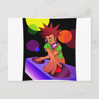 Dj Anime Jr. Postcard