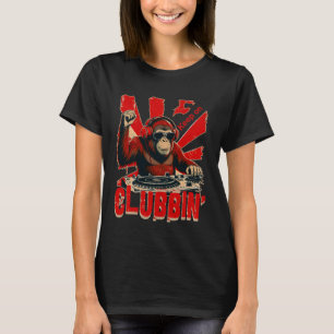 DJ Ape Headphones Keep on Clubbing EDM T-Shirt
