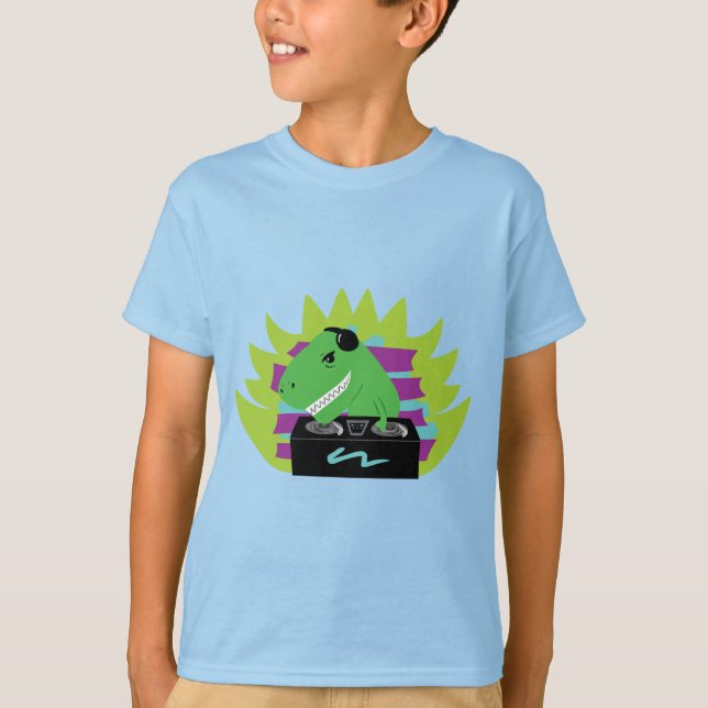 Dj-asaurus Rex T-Shirt (Front)