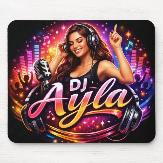DJ AYLA 2 MOUSE MAT (Front)