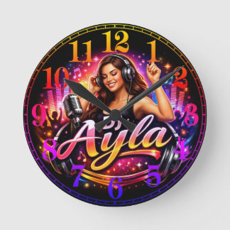 DJ AYLA 2 ROUND CLOCK