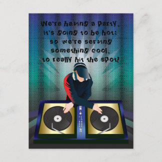 DJ Bachelor Bachelorette Surprise Party Invitation