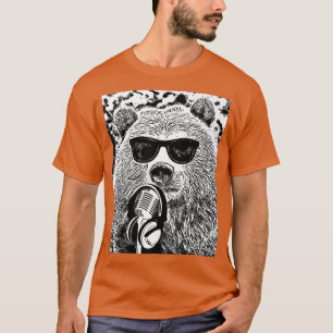 Dj Bear Shirt - Disco tShirt - Music Lover Shirt