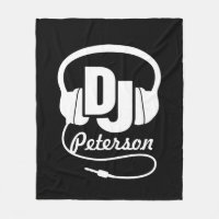 DJ black & white add your name