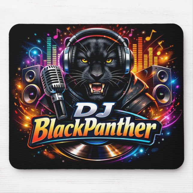 DJ BLACKPANTHER 2 MOUSE MAT (Front)