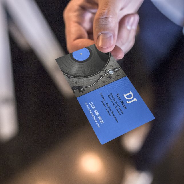 DJ Blue Business Card (Creator Uploaded)