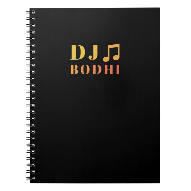 DJ Bodhi Notebook (Front)