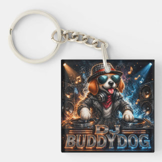 DJ BUDDYDOG DOUBLE SIDED KEY RING