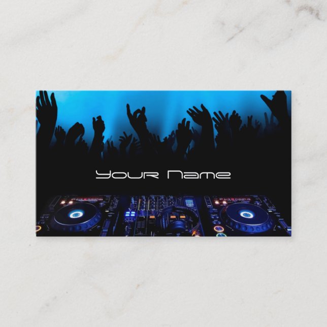 DJ  Business Card (Front)