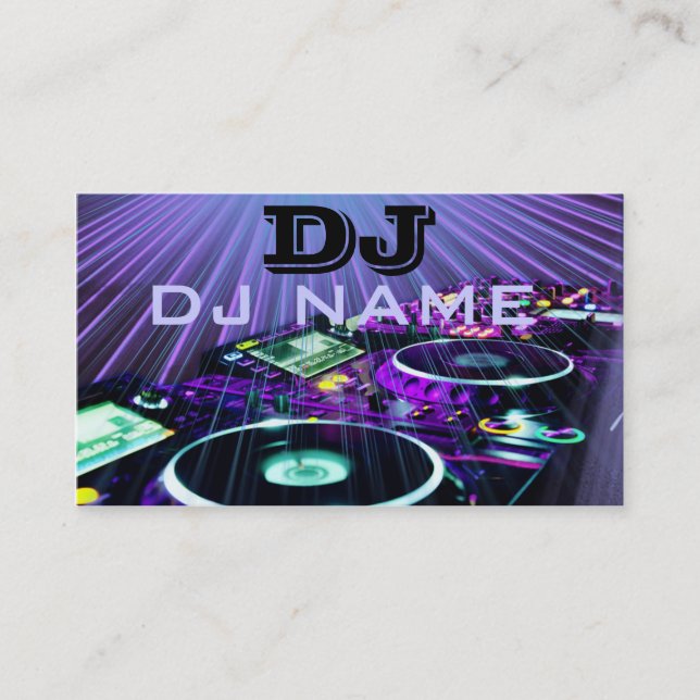 dj business card (Front)