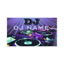 dj business card