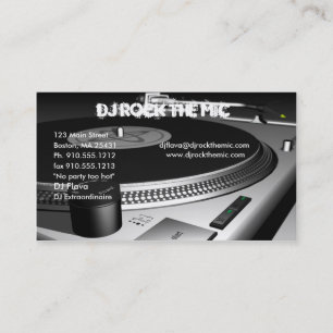 DJ Business Card