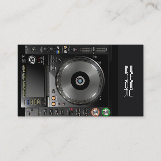 DJ  Business Card (Front)