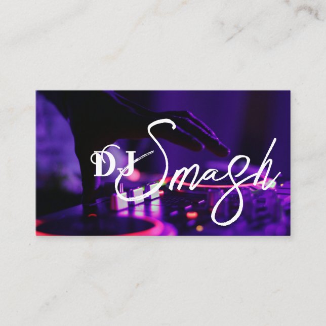 Dj Business Card (Front)