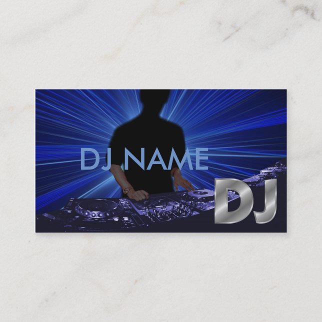 DJ business card (Front)