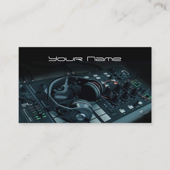 DJ  Business Card (Front)