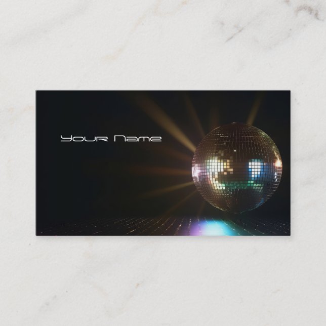 DJ  Business Card (Front)