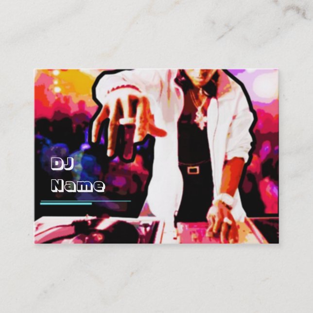 DJ Business Card (Front)