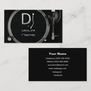 DJ  Business Card