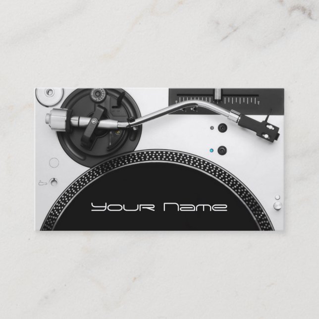 DJ  Business Card (Front)