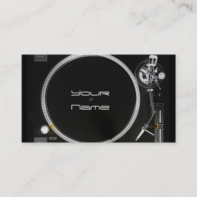 DJ  Business Card (Front)