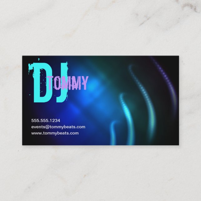DJ Business Card (Front)