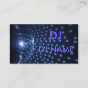dj business card