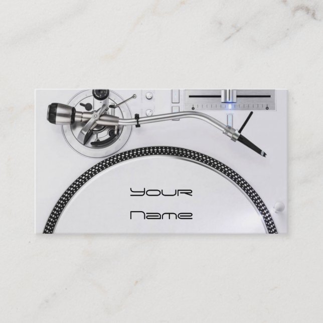 DJ  Business Card (Front)