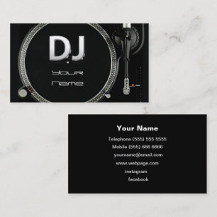 DJ Business Card