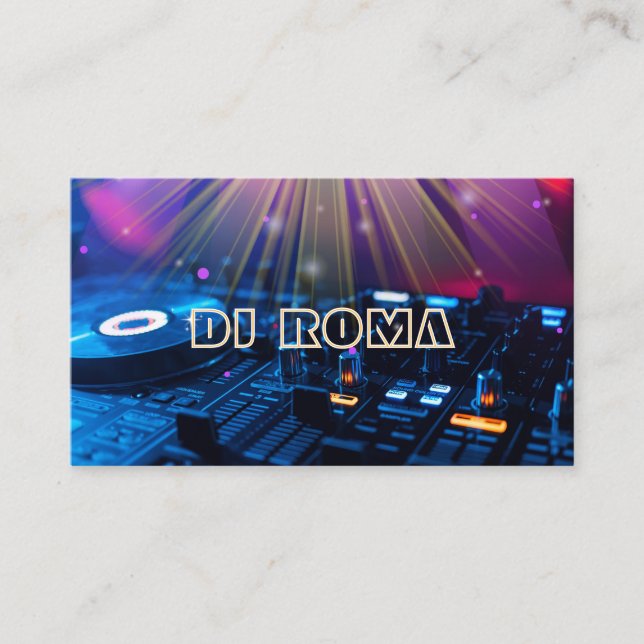 DJ BUSINESS CARD (Front)