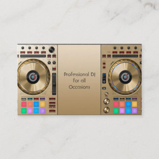 DJ  Business Card