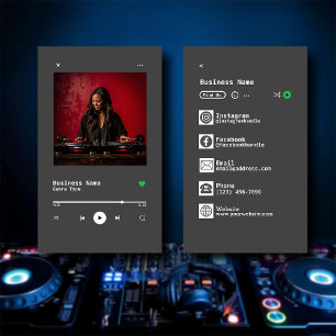 DJ BUSINESS CARD
