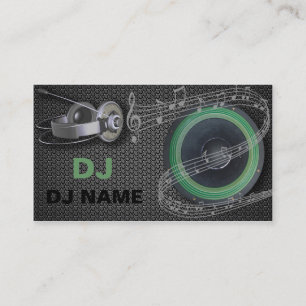 dj business card