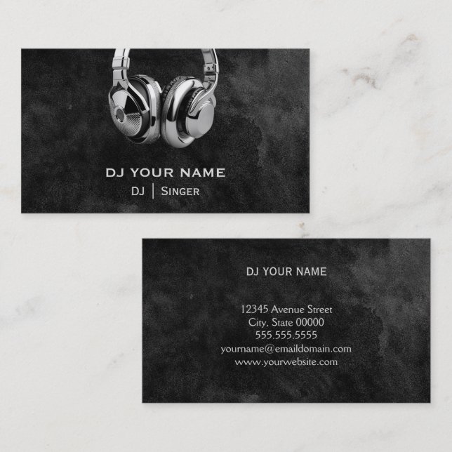 DJ  Business Card (Front/Back)