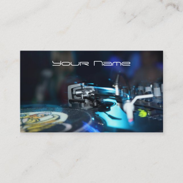 DJ  Business Card (Front)