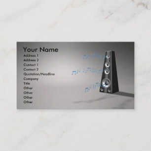 dj business card