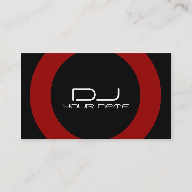 DJ Business Card (Front)