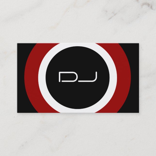DJ Business Card (Front)