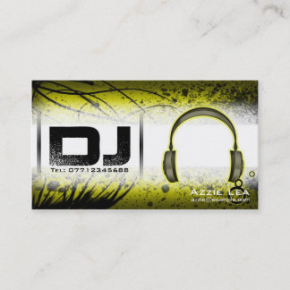 DJ Business Card - customisable