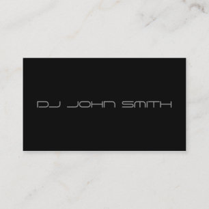 DJ Business card template