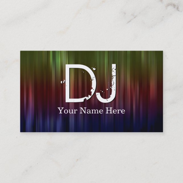 DJ Business Cards (Front)