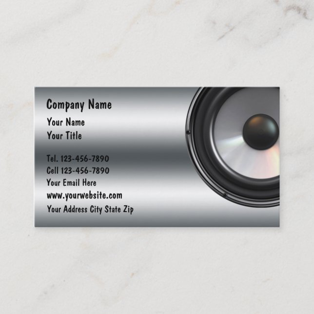 DJ Business Cards (Front)