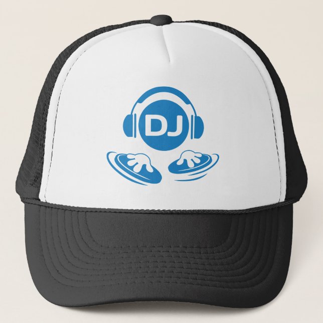 DJ Cap, music lover baseball cap Hat (Front)